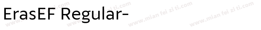 ErasEF Regular字体转换